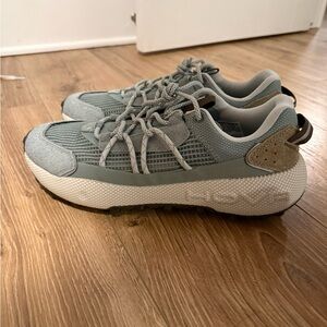 Under Armour Teal, White & Tan Trail Running Shoes